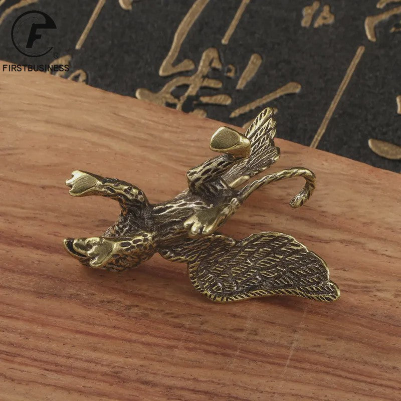 Bronzen Griffioen Beeldje - Miniatuur Woondecoratie & Uniek Cadeau