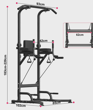 Power Tower Home Gym Station - Multifunctioneel Dip Station & Pull Up Bar
