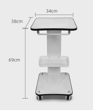 Professionele 3-Laags Beauty Trolley op Wielen - Mobiele Salonkar voor Schoonheidsspecialisten