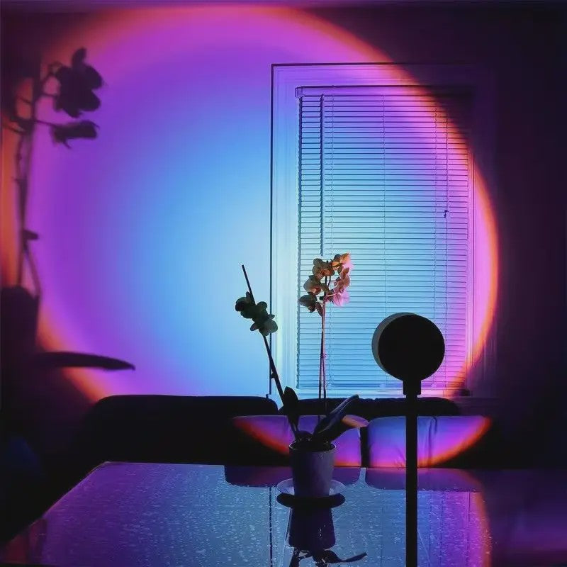 Sunset Projector Lamp - Sfeerverlichting met Art Deco Stijl