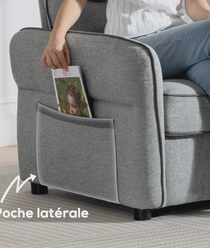 Homcom 2-Zitsbank Egyptisch Fluweel 136 cm - Comfortabel, Stijlvol en Praktisch