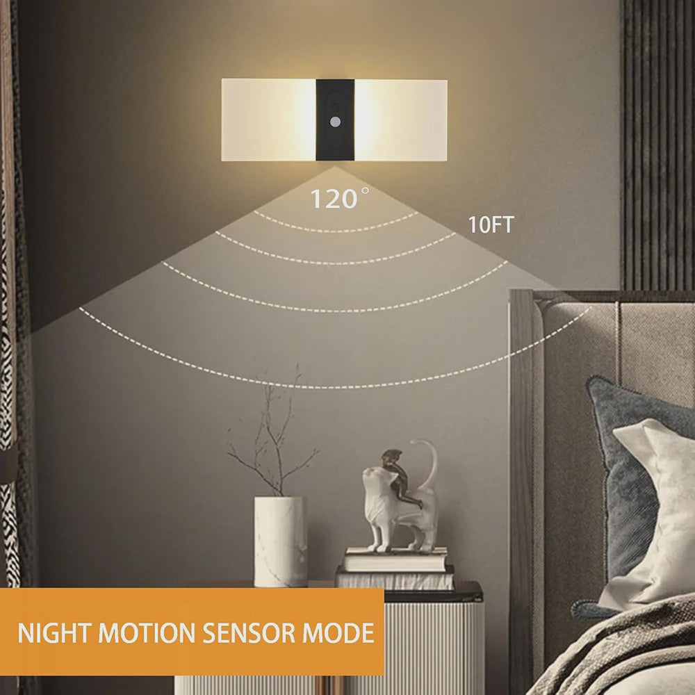LED Wandlamp met Bewegingssensor en Oplaadbare Batterij - Sfeervolle Nachtverlichting
