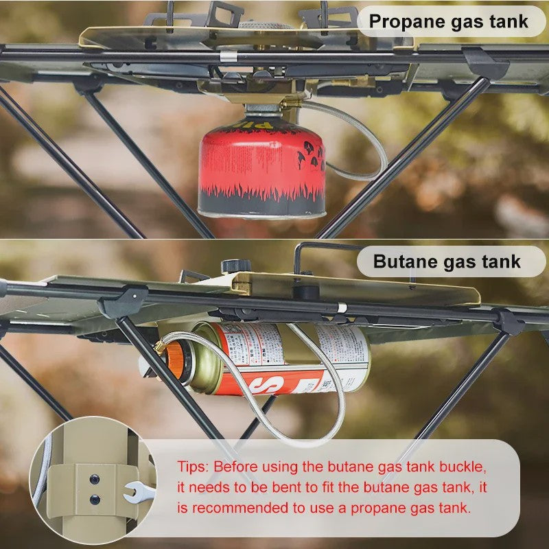 WESTTUNE IGT Gasfornuis 4000W - Draagbare Krachtige Camping Brander met RVS Paneel