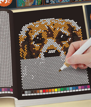 Mysterieus Mozaïek Kleurboek per Nummer: 32 Pagina's Pixel Art voor Volwassenen