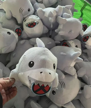 Jeff de Land Shark Pluche Knuffel - Zacht Anime Speelgoed voor Kinderen & Decoratie