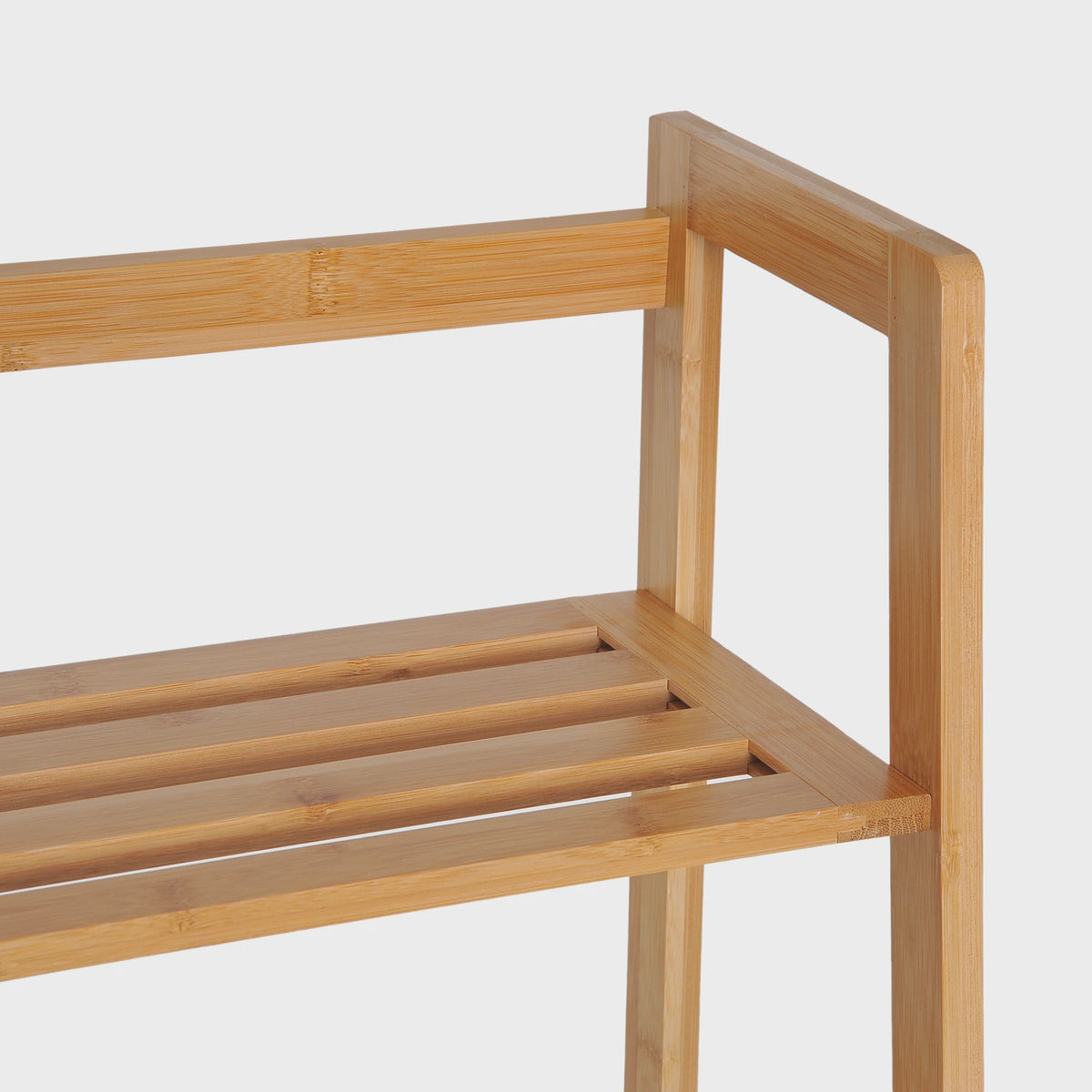 HOMCOM Bamboe Boekenkast 4 Niveaus - Stijlvolle Ladderplank 48x31.5x120 cm