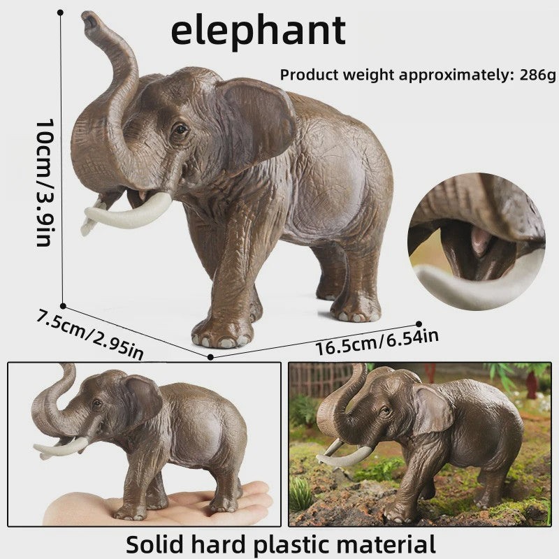 Realistische PVC Dierenfiguren Set: Wilde Dieren Collectie