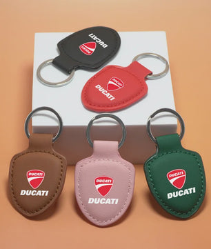 Leren Ducati Autosleutelhanger - Perfect voor Monster, Panigale & meer