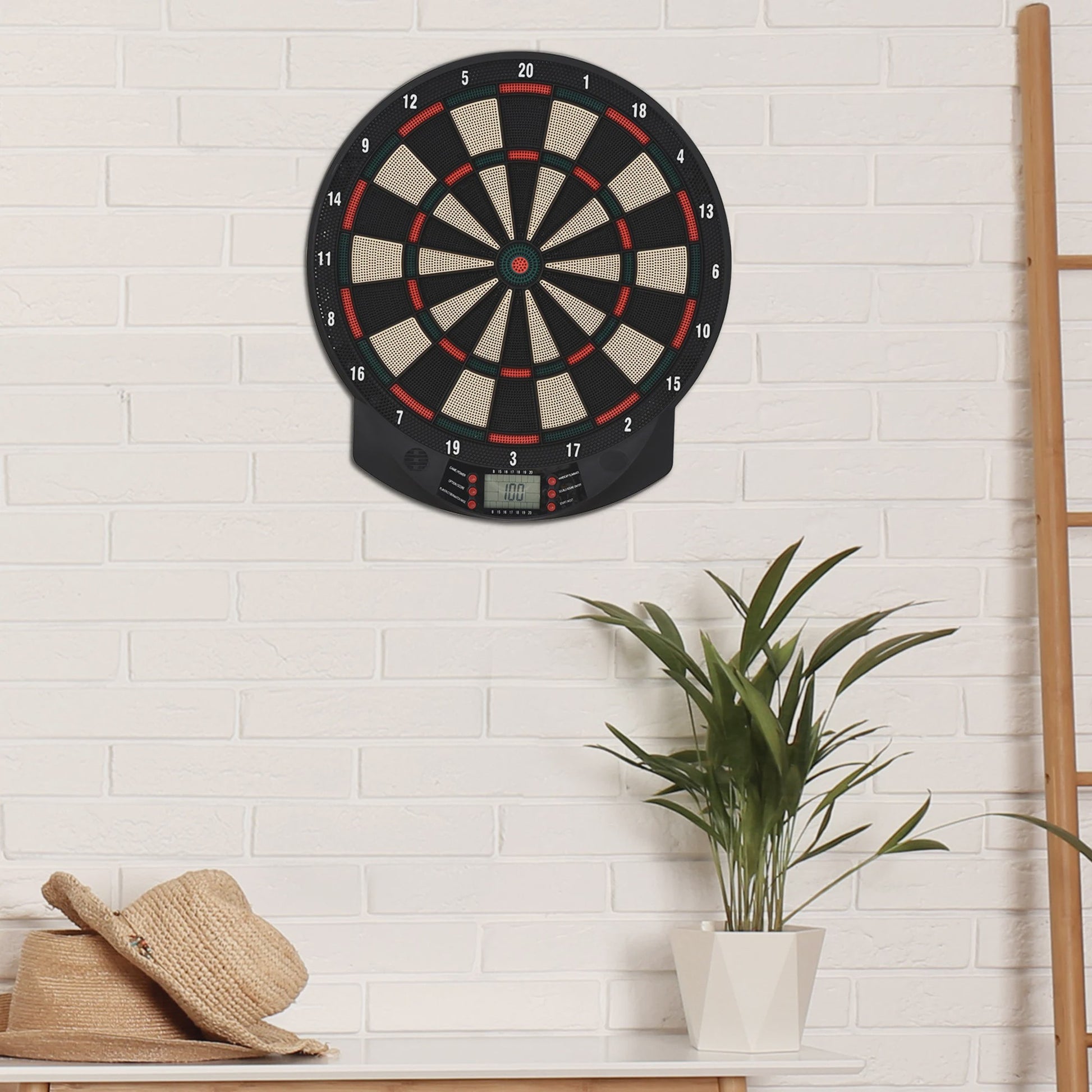 Elektronisch Dartbord met Automatische Score - 26 Spellen, 8 Spelers, Inclusief 6 Darts