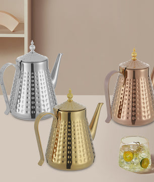RVS Theepot met Infuser - 1.65L - Anti-Roest - Ideaal voor Thuis, Restaurant & Camping