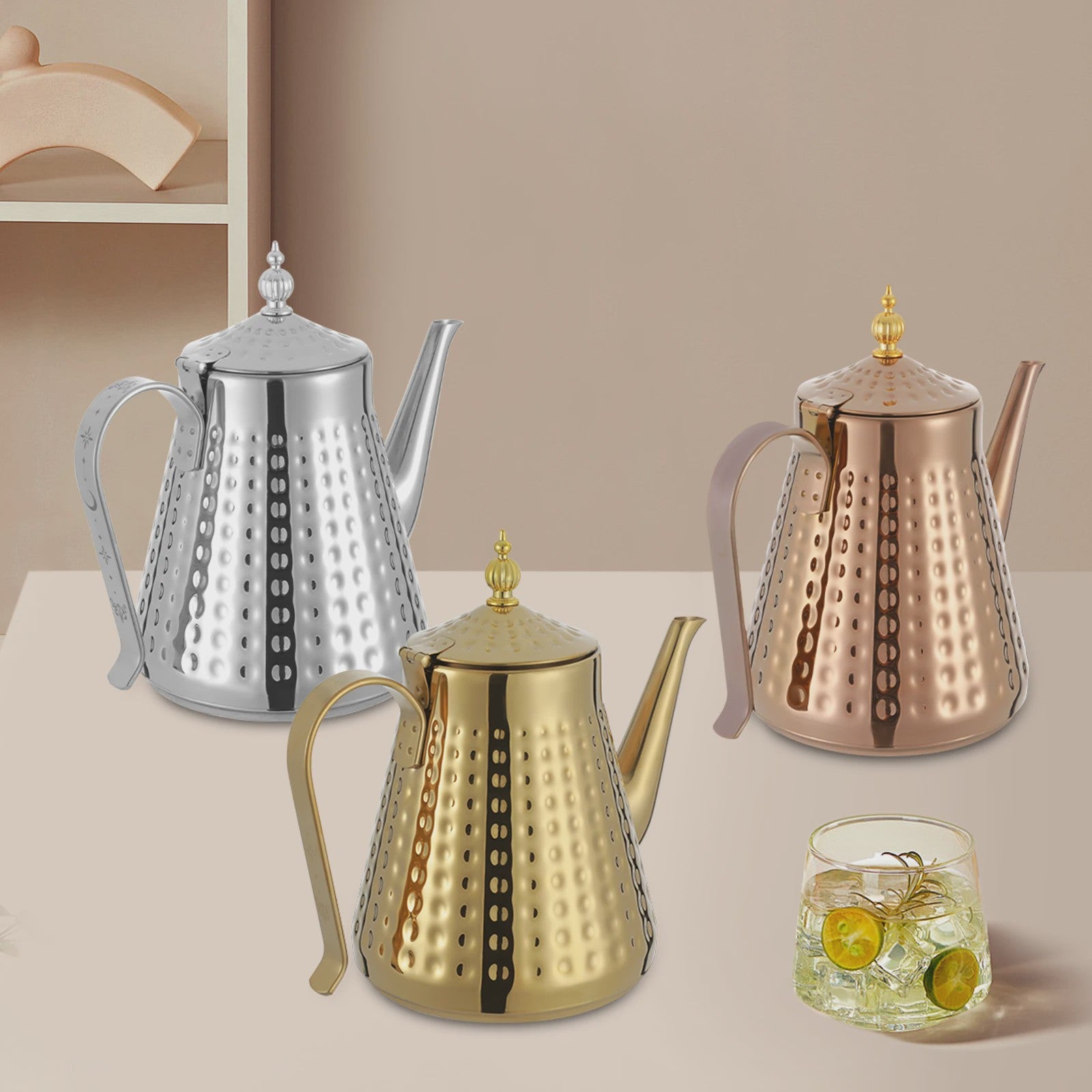 RVS Theepot met Infuser - 1.65L - Anti-Roest - Ideaal voor Thuis, Restaurant & Camping