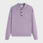 Dames Gebreide Poloshirt met Omvouwbare Kraag en Hartje - Comfortabel & Ademend