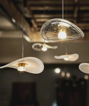 Luxe Glazen Trappenhuis Hanglamp - Moderne Lange Plafondlamp met Meerdere Pendels