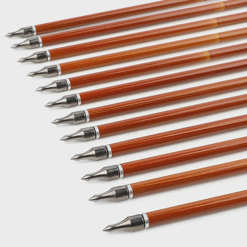 Set van 6/12 Gemengde Carbon Pijlen SP500 - 31.5 inch - Jacht & Schietsport