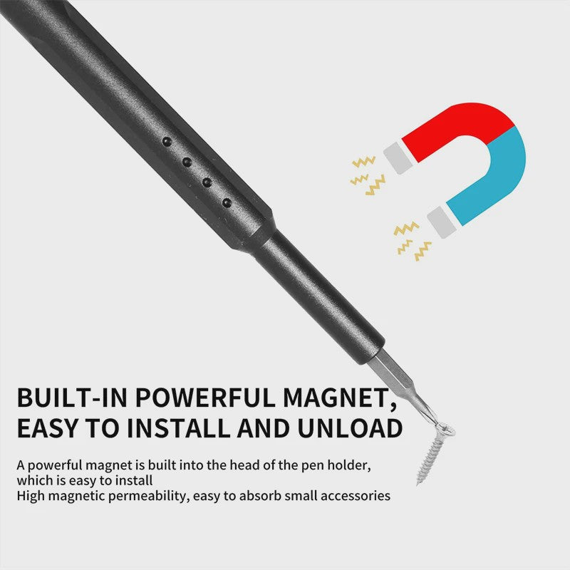 Multifunctionele Precisie Schroevendraaier Set 46-in-1 voor Telefoon, Laptop & Elektronica Reparatie