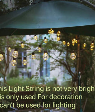 Solar LED Slinger Verlichting - Sfeervolle Tuindecoratie met 10/20/38 Lampjes