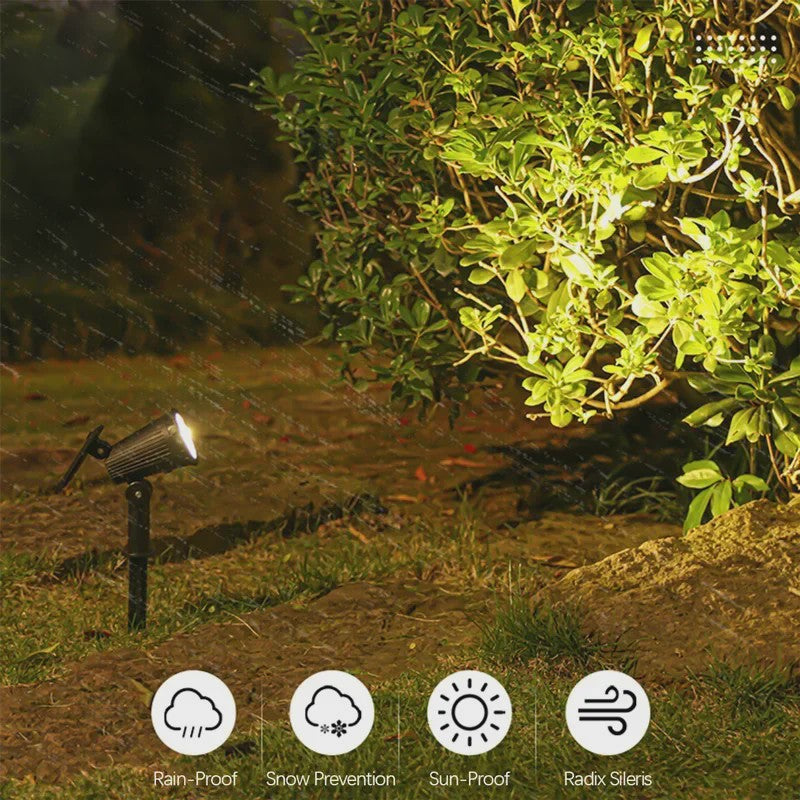 Solar LED Spot Verlichting - Waterdichte Buitenlamp voor Tuin, Pad & Landschap