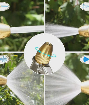 Krachtige Metalen Sproeikop met Verstelbare Straal - Ideaal voor Tuin, Auto en Huis