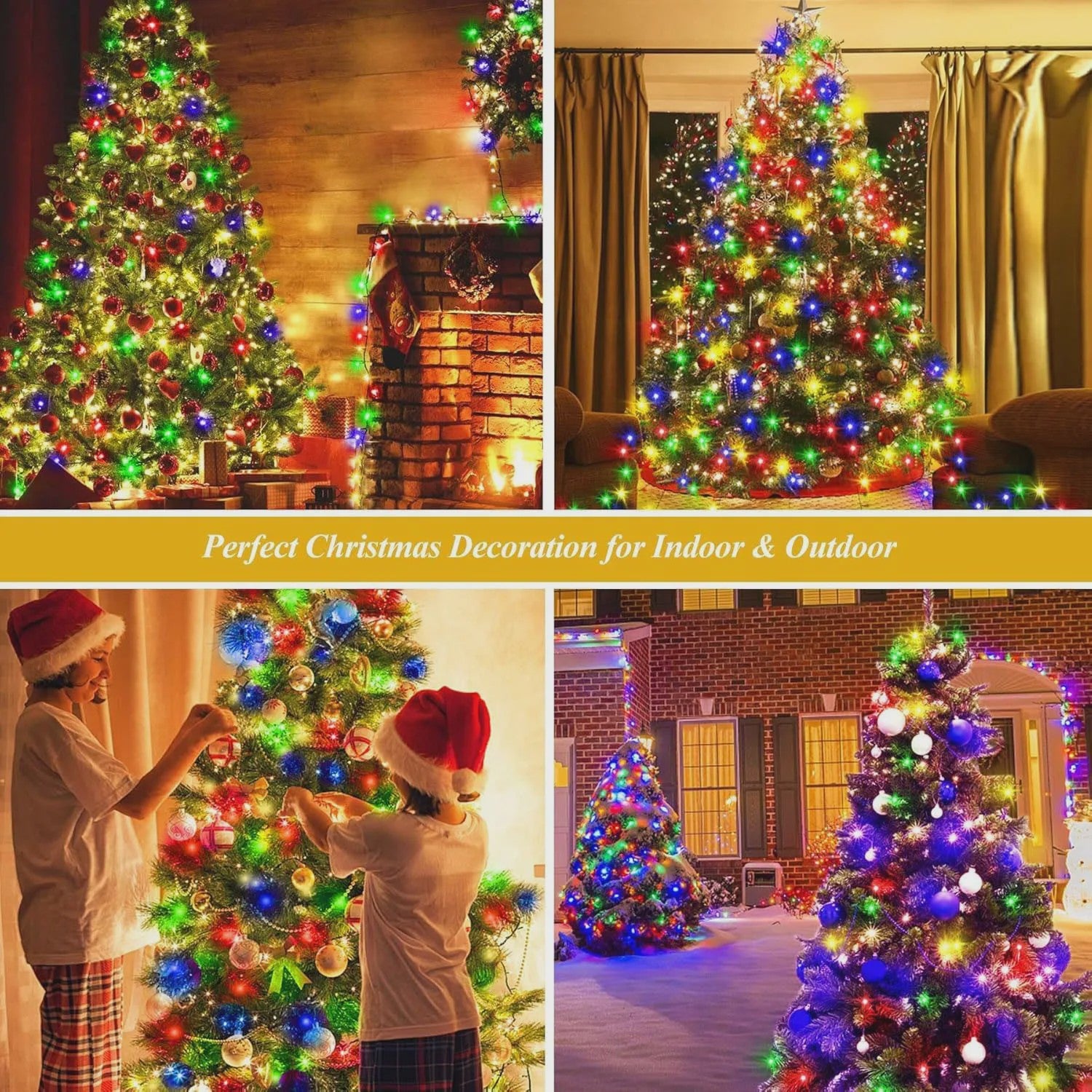 400 LED Kerstboomverlichting Warm Wit - 8 Modi - Buiten & Binnen - Sprookjeslichtjes