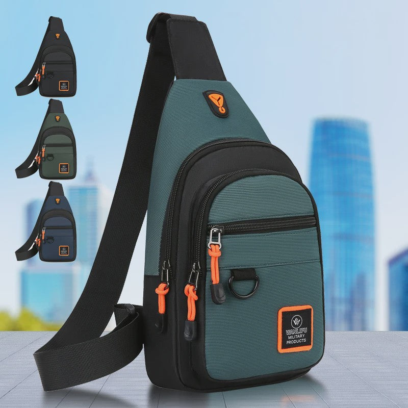 Waterdichte Heren Crossbody Schoudertas - Outdoor, Fietsen & Reizen