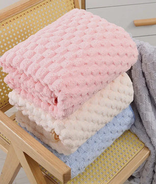Luxe Coral Cloud Velvet Handdoek: Dik, Sneldrogend & Super Absorberend Microvezel