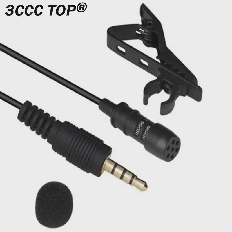 Externe Lavalier Microfoon met 3.5mm Jack voor Auto Radio, DVD-spelers en meer