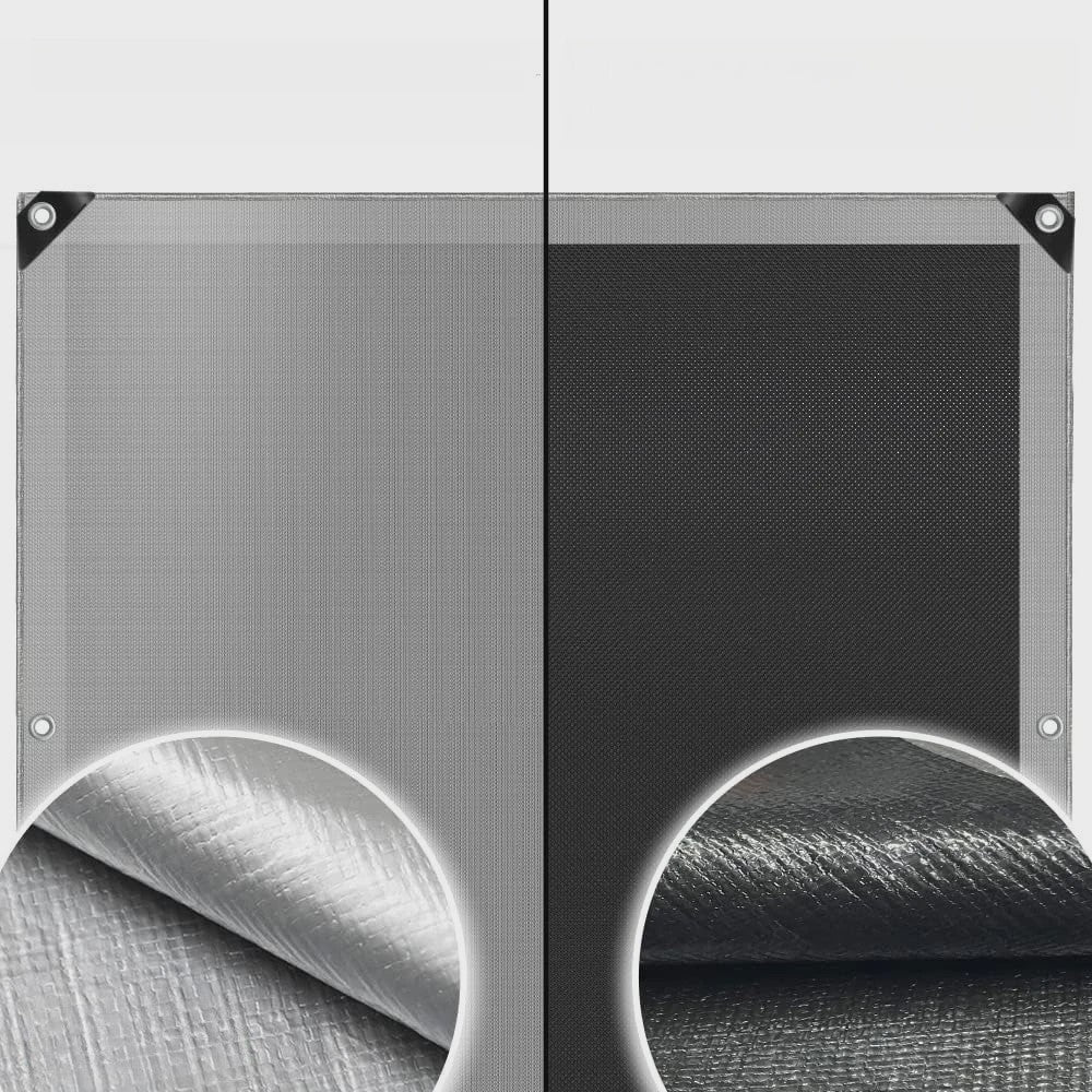 Waterdicht Tarpaulin Zeil 1.9x3m - Heavy Duty Beschermhoes met Oogjes