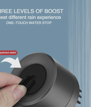 Luxe Filter Douchekop met 3 standen, Massageborstel & Regenfunctie - Verhoogt Waterdruk en Reinigt Water