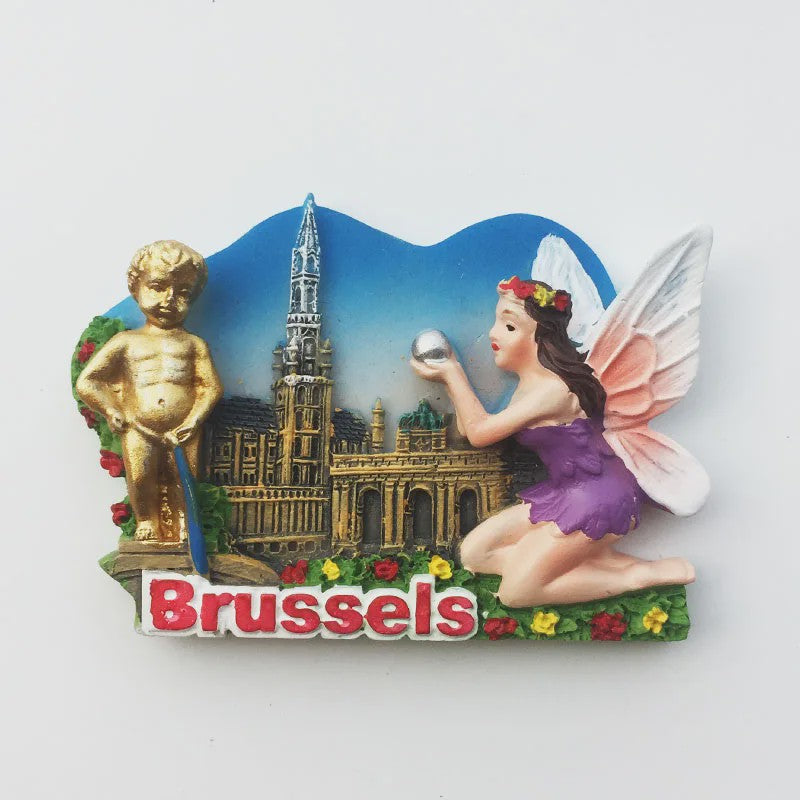 België Koelkastmagneet - Souvenir & Reistafel voor Huisdecoratie