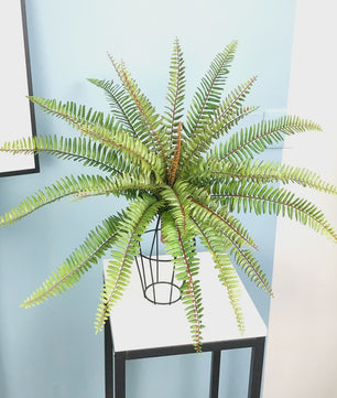 Grote Kunstplant Varen Tropische Palm 50/65cm - Hangend en Vallende Bladeren