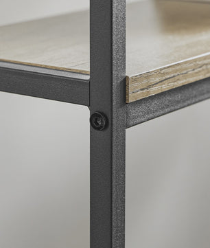 Vintage Console Tafel met 3 etages - Smalle Haltafel & Bijzettafel