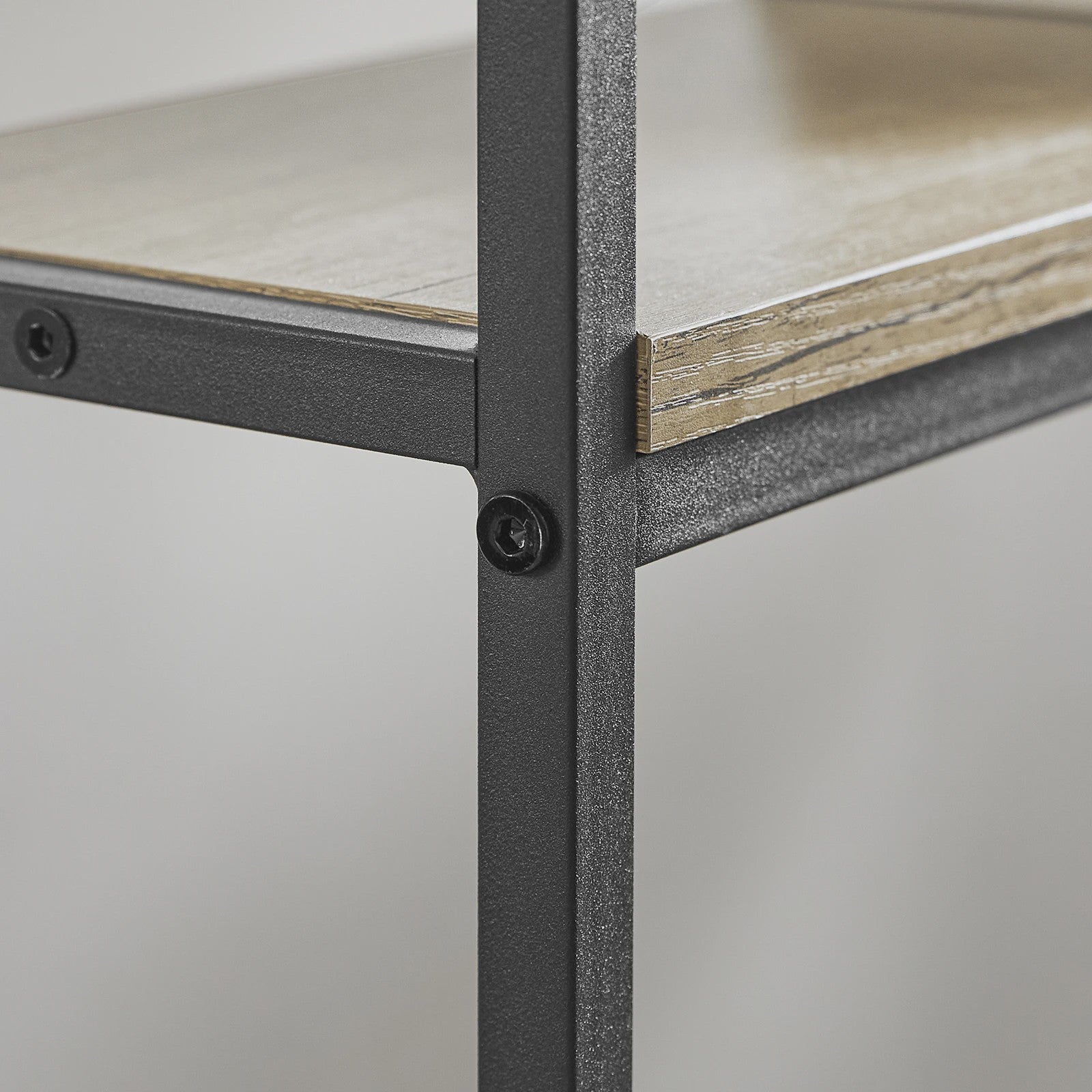 Vintage Console Tafel met 3 etages - Smalle Haltafel & Bijzettafel