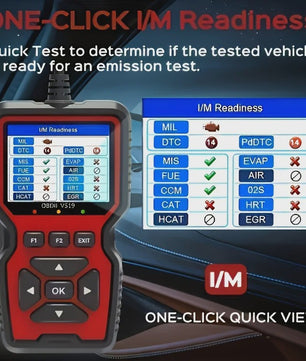 V519 Professionele OBD2 Scanner: Auto Diagnose Tool met Real-time Data & Foutcode Lezen/Wissen