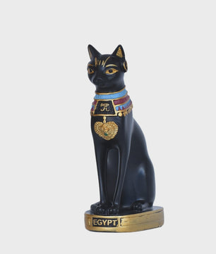 Elegante Egyptische Kattenbeeldjes - Retro Stijl & Sfeervolle Decoratie