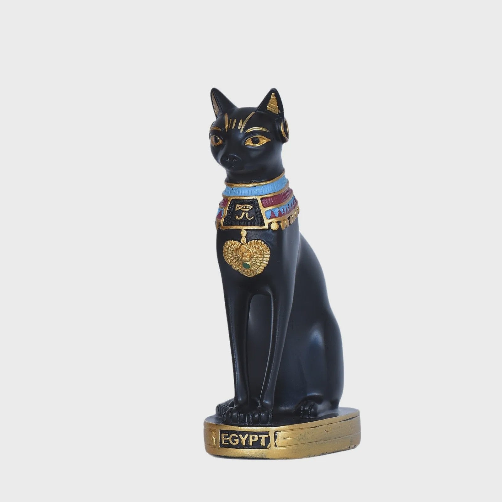 Elegante Egyptische Kattenbeeldjes - Retro Stijl & Sfeervolle Decoratie