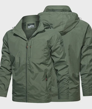 Waterdichte Heren Outdoor Jas - Ademend & Winddicht voor Camping, Vissen en Wandelen