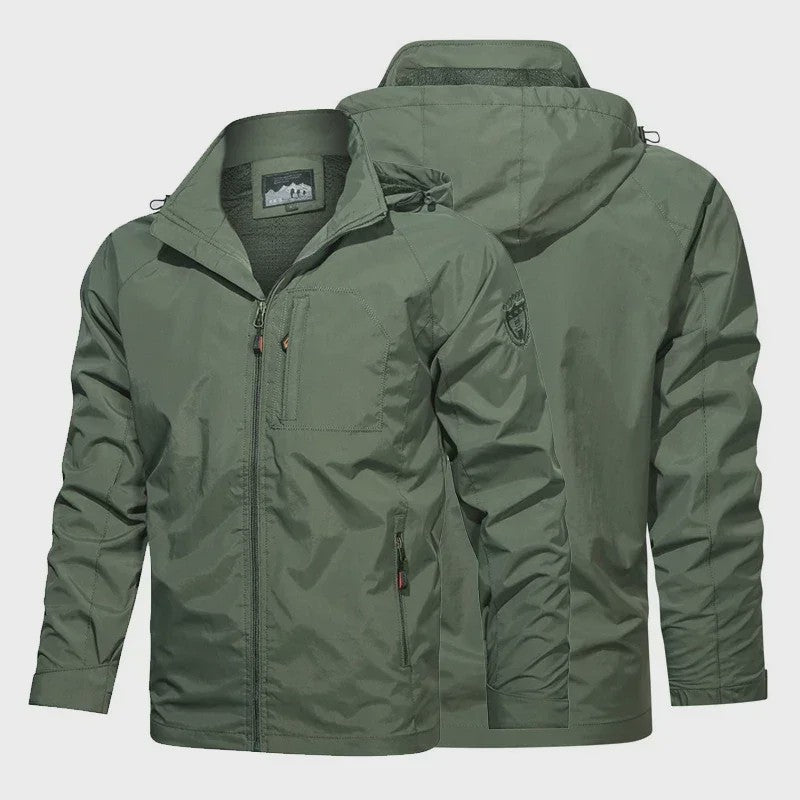 Waterdichte Heren Outdoor Jas - Ademend & Winddicht voor Camping, Vissen en Wandelen