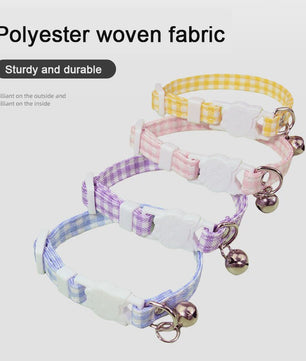 Verstelbare Kattenhalsband met Bel - Veilig & Stijlvol - Anti-verstikking Gesp
