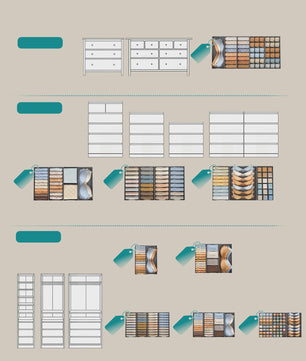 Songmics 4-delige Opvouwbare Lade-Organizers Set - Ideaal voor Kleding en Accessoires