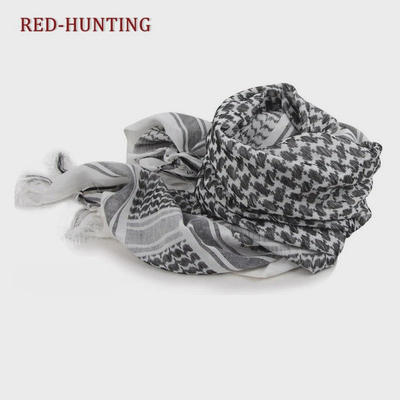 Tactische Keffiyeh Shemagh Sjaal - Katoenen Hoofddoek en Nekwarmer