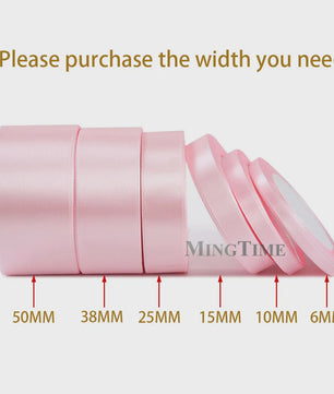 Satijnen Lint 22 Meter - Diverse Breedtes (6mm t/m 50mm) voor Decoratie & Knutselen