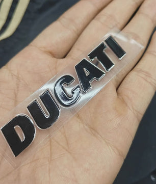 3D Ducati Logo Sticker - Gepersonaliseerde Motor & Auto Decoratie