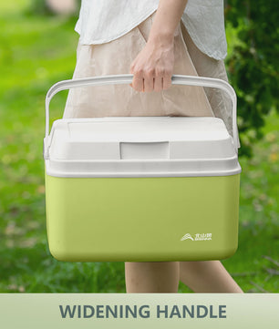 BISINNA Camping Koelbox 6L/9L/15L - Draagbare Outdoor Koelbox voor Picknick, Vissen & Strand