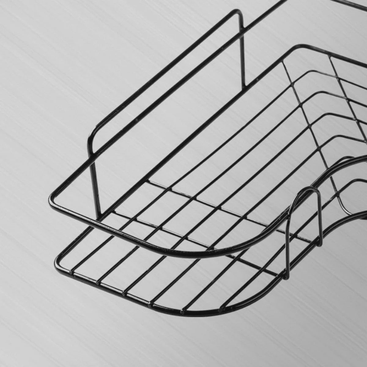 Hoek Douche Organizer - Geen Boren - Wandrek voor Badkamer & Keuken