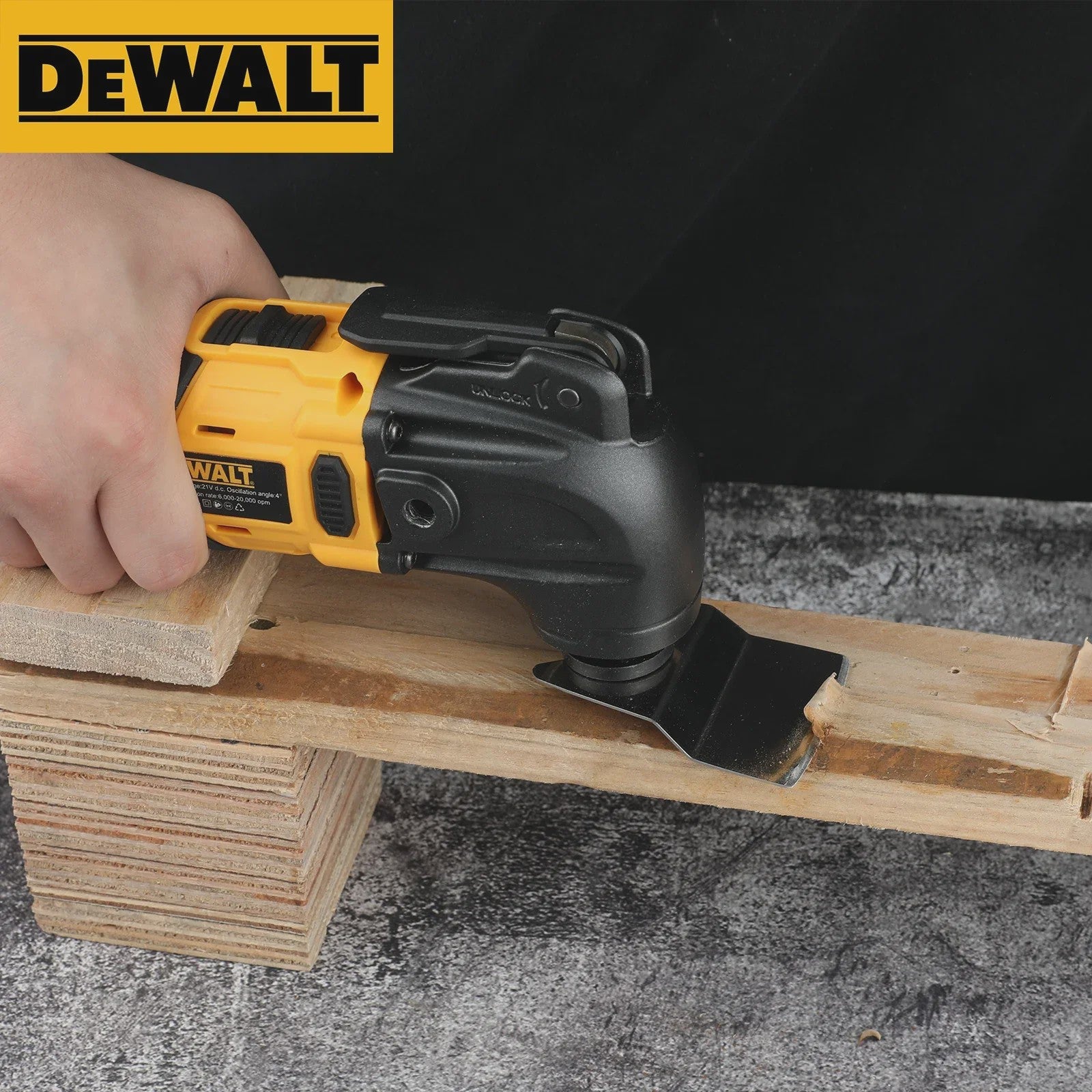 DeWALT Brushless Multitool: Snelwissel, Snoerloos voor Zagen, Schuren, Frezen