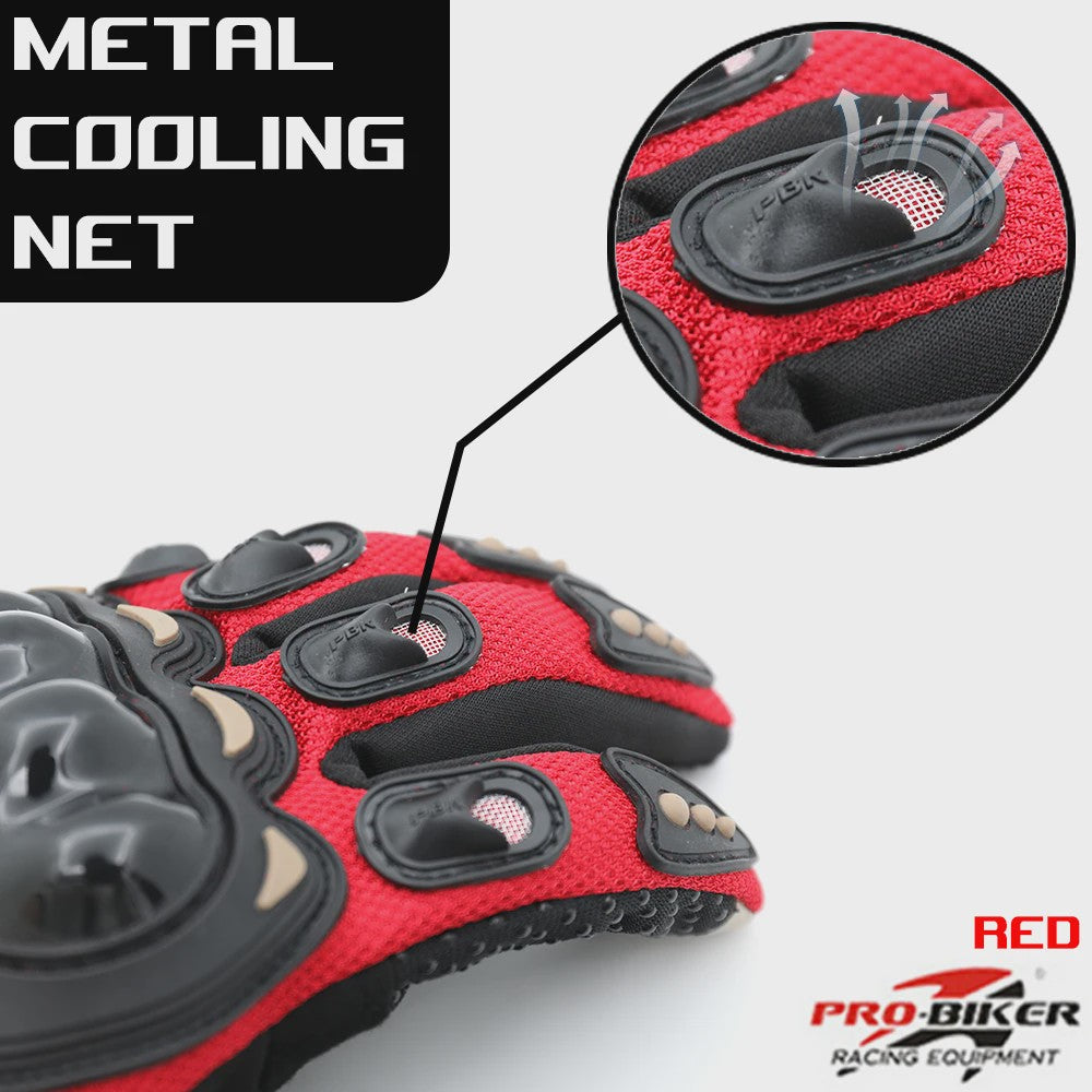 Pro-Biker Motorhandschoenen: Volledige Vinger, Anti-slip & Ademend voor Race & Fietsen
