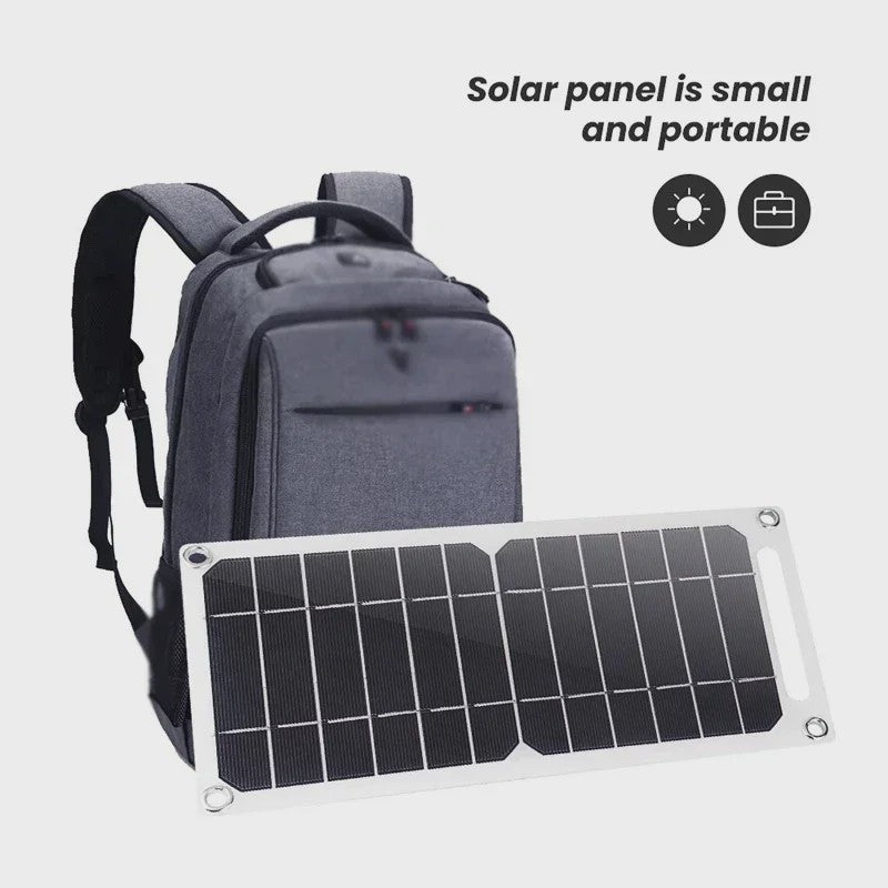 35W Sunpower Draagbaar Zonnepaneel met USB - Ideaal voor Powerbank, Telefoon, Outdoor & Camping