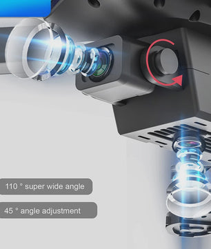 E99 Opvouwbare Drone met 4K HD Camera & Afstandsbediening - 6-Assige Gyro