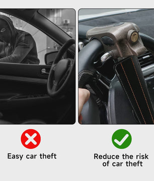 Universeel Aluminium Anti-diefstal Stuurwielslot met Airbag Baffle