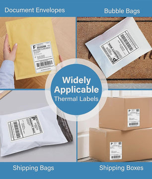 Verzendlabels 10x15cm (4"x6") - Zelfklevend Thermisch Papier voor Labelprinters